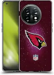 Head Case Designs Officially Licensed NFL LED Arizona Cardinals Artwork Soft Gel Case Compatible with OnePlus 11 5G