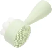 HONITANO Pore Deep Cleansing Brush Manual Facial Brush Tool for Gentle Exfoliation and Skin Massage Dual Sided Design for Daily Face Washing and Skin Care Routine