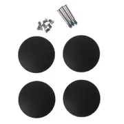 4PCS Replacement Bottom for Case Black Rubber Feet Foot with Screw for MacBook A1278 A1286 A1297 for Case Cover Other