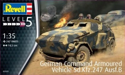 Revell 03335 1:35th scale German Command Armoured Vehicle Sd.Kfz.247 Ausf.B