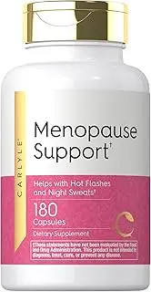 Menopause Supplement for Women | 180 Capsules | Helps with Hot Flashes and Night Sweats | Non-GMO, Gluten Free Menopause Support | by Carlyle