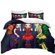 Three Wise Faeries No See Hear and Speak Quilt Cover