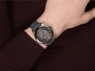 ARMANI EXCHANGE 男錶 手錶 43mm 灰色真皮皮帶 男錶 手錶 腕錶 AX2335 AX(現貨)▶指定Outlet商品5折起☆現貨