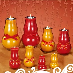 （小箱包裝售）蓮旺 2號、3號、5號葫蘆蠟燭酥油燈、祈福、平安、福祿、招財進寶、光明燈