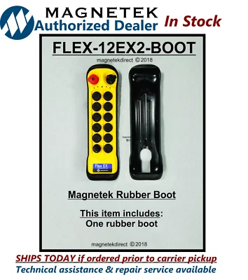 Magnetek Rubber Boot for FLEX-12EX2-Boot 12 Button Crane & Hoist RF Transmitter