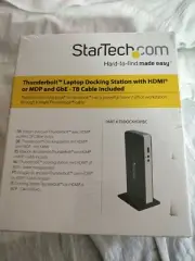 NEW StarTech Thunderbolt Laptop Docking Station TBDOCKHDPBC - NG I3A