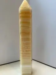 Banded Yellow Calcite Tower