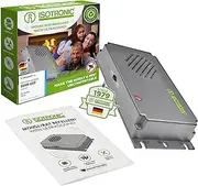 ISOTRONIC Mouse Repeller with Ultrasound Against Mice & Rats Battery Operated Mouse Deterrent for Basements, Attics, Garages and Much More Animal-Friendly & Safe 40 m² Effective Area