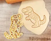 Tyrannosaurus TRex T-Rex T Rex Skeleton Dinosaur Hunter Fossil Cookie Cutter
