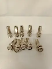 10 Pcs/ Metal/ ENS /Coax Cable/ Connector/ Adapter/ CCTV Camera