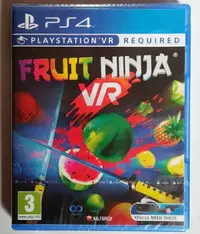 在飛比找樂天市場購物網優惠-美琪PS4 VR遊戲 水果忍者 切西瓜 Fruit Ninj