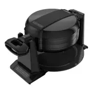 Rotating Waffle Maker, Black