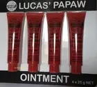 4 X Lucas Papaw Ointment Pawpaw Cream Paw Paw Handy Tube 25g Aussie Made