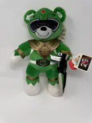 Build-A-Bear Power Rangers 25th Anniversary Green Ranger Plush Complete w/ Flute
