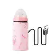 Baby Milk Bottle Warmer Portable Feeding USB Cup Cover Travel Heater Bag