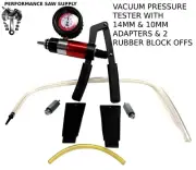 2 STROKE VACUUM PRESSURE KIT WITH TEST ADAPTERS RUBBER BLOCK OFF FITS JONSERED