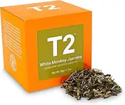 T2 White Monkey Jasmine Green Tea, Loose Leaf Green Tea in Gift Cube, 50 g