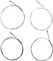 INOOMP 4pcs Violin Strings Set for Violins Easy DIY Assembly with Durable Materials for Optimal Sound Complete Replacement Kit for Musical Instrument Maintenance