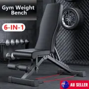 Sit-Up Back Support Fitness Adjustable Weight Abdominal Bench Flat Gym Exercise