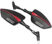Motorcycle Rear View Mirror Motorcycle Side Rear View Rearview Mirrors For GILERA for Nexus 125 250 300 500 E3 GP800 GP850(A-Red)