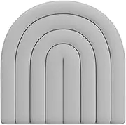 Anti-collision wall padding, 3D padded wall mats, soft texture with adhesive backing function, child-safe wall protection for playroom, nursery, bedroom or dance studio