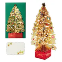 在飛比找誠品線上優惠-美國 Hallmark 聖誕立體卡/ 聖誕樹/ 金
