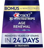 Crest 3D Whitestrips Professional Effects Plus, 3D White, Teeth Whitening Strip Kit, 48 Strips (24 Count Pack), Crest Teeth Whitening Strips, Teeth Whitening Kit