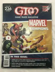 Game Trade Magazine #236 GTM New/Unopened WizKids Marvel Pop Culture News Ads