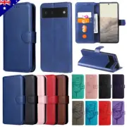 For Google Pixel 6 7 8 9 Pro XL 7A 8A 5A 4A Case Flip Leather Wallet Card Cover