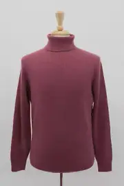 NWT $3650 Brunello Cucinelli Men 100% Cashmere Rib Turtleneck Sweater 50/40 A242