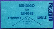 VR Ticket - BENDIGO to DINGEE - Economy Single