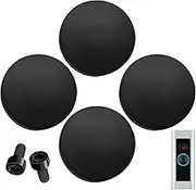 Round Doorbell Button | Door Bell Buttons Video Doorbell Repair Kit,Portable Ring Accessories, Door Cover Substitute for Repair Split Cracked Covers