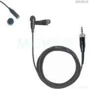 Lapel Lavalier MKE Microphone for Sennheise ME2 Mics Wireless with Clip Cap Foam