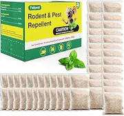 48PCS Mouse Repellent Pouches, Non-Toxic Peppermint Scent, Family Safe