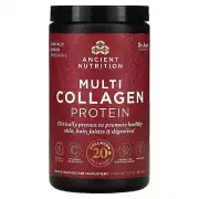 2 X Dr. Axe / Ancient Nutrition, Multi Collagen Protein, Unflavored, 8.6 oz (242