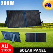 12V 200W Folding Solar Panel Blanket Caravan Mono Completed Kit With Controller