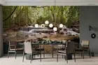 3D Forest Water Wallpaper Wall Mural Removable Self-adhesive 280