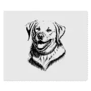 2 x 'Happy Labrador' Microfibre Lens / Glasses Cleaning Cloths (LC00022883)