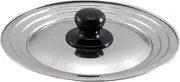 Shimomura Planning 35363 Stainless Steel Lid, 6.3/7.1/7.9 inches (16/18/20 cm), Made in Japan, Frying Pan Cover, Pot Lid, Easy to Clean, Miso Soup, Soup, Soup, Fried Eggs, Durable, Stainless Steel,