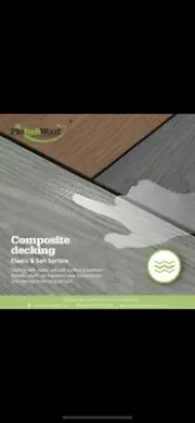 Composite decking RUBBER Deck non slip