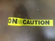 12 ROLLS YELLOW CAUTION BARRIER BARRICADE TAPE 1.5-MIL 3" X 1000' ROLL NEW
