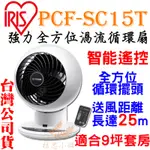 【免運 現貨】IRIS 愛麗思 PCF-SC15T SC15 日本 空氣對流靜音循環風扇 循環扇 靜音扇 全方位球型渦流