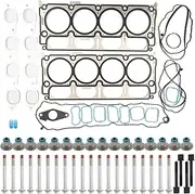 MUCO New Head Gasket Set W/Bolts &Intake Exhaust Valves HS26744PT HGS4308 for Chevy Silverado 1500 Tahoe Suburban GMC Sierra 1500 Yukon XL 5.3L V8 Engine 2014 2015 2016 2017 2018 2019