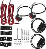 iplusmile 1Set LED Motorcycle Spotlight with Switch Durable Integrated Design for Easy Installation Versatile Fog and Driving Lights for Motorcycles and Electric Bikes