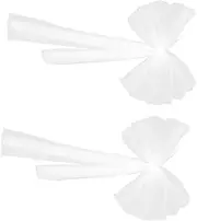 [FRCOLOR] 1 Pair Wedding Dress Sleeves Add On: Detachable Veil Puff Cape- Long Bridal Shoulder Capes - Formal Prom Women Bride Accessories