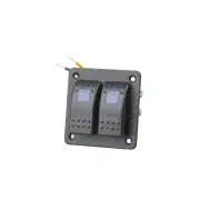 Powertech 2 Way illuminated Blue Rocker Switch Panel High quality switches