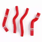 Silicone Radiator Coolant Hose Kit For Honda CRM250R 1994 1995 1996 Red