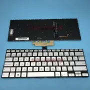 Latin Spanish Keyboard For Asus ZenBook 14 UX434 UX434F UX434FA UX434FL Silver