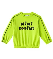 [Mini Rodini] Mini Rodini Cats cotton sweatshirt Y 10/11 green