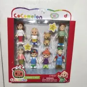 CoComelon Family Pack JJ Mom Dad Bingo Grandma Grandpa TomTom YoYo 8 Figures